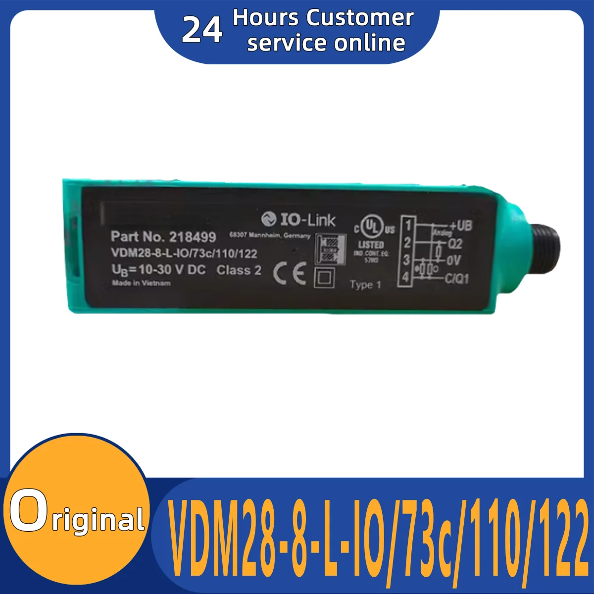 Совершенно новый оригинальный датчик ВДМ28-8-Л-ИО/73с/110/122.
Совершенно новый оригинальный датчик ВДМ28-8-Л-ИО/73с/110/122.