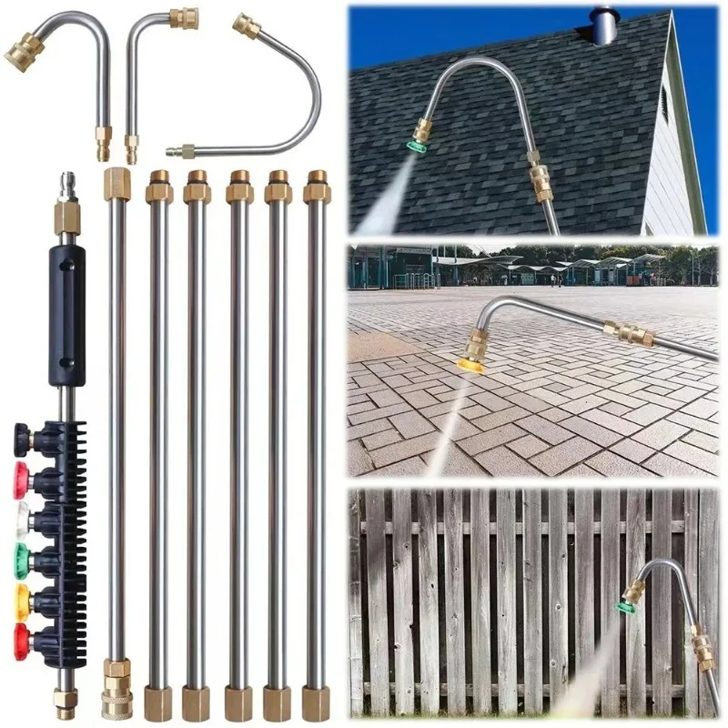 【Hot Item】10Pcs High Pressure Water Set Quick Connect Power Washer Lance Car Washer Extender Car Cleaning Rod Jet Cleaning T
【Hot Item】10Pcs High Pressure Water Set Quick Connect Power Washer Lance Car Washer Extender Car Cleaning Rod Jet Cleaning T