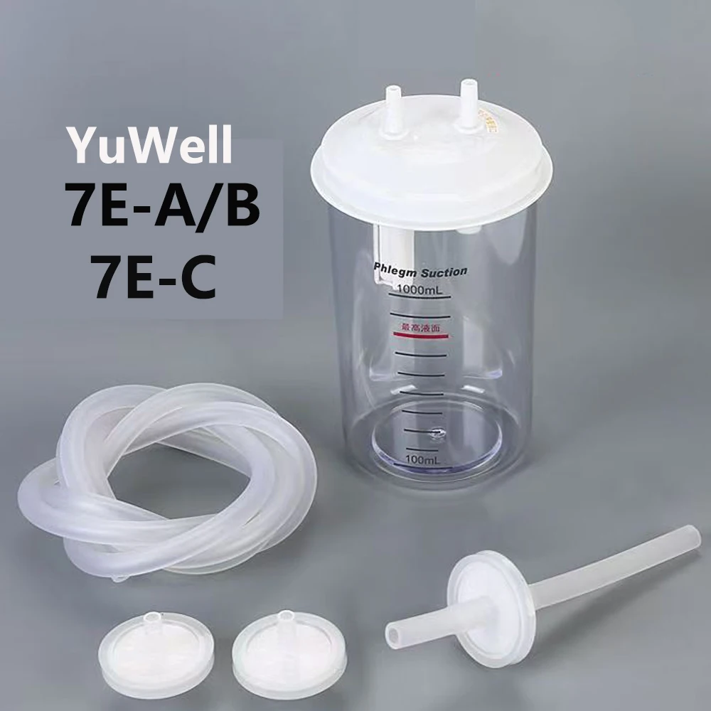Transparent Collection Canister for Yuwell 7E-A/B/C Electric Suction Machine with Measurement Scale Suction Collection Bottle
Transparent Collection Canister for Yuwell 7E-A/B/C Electric Suction Machine with Measurement Scale Suction Collection Bottle
