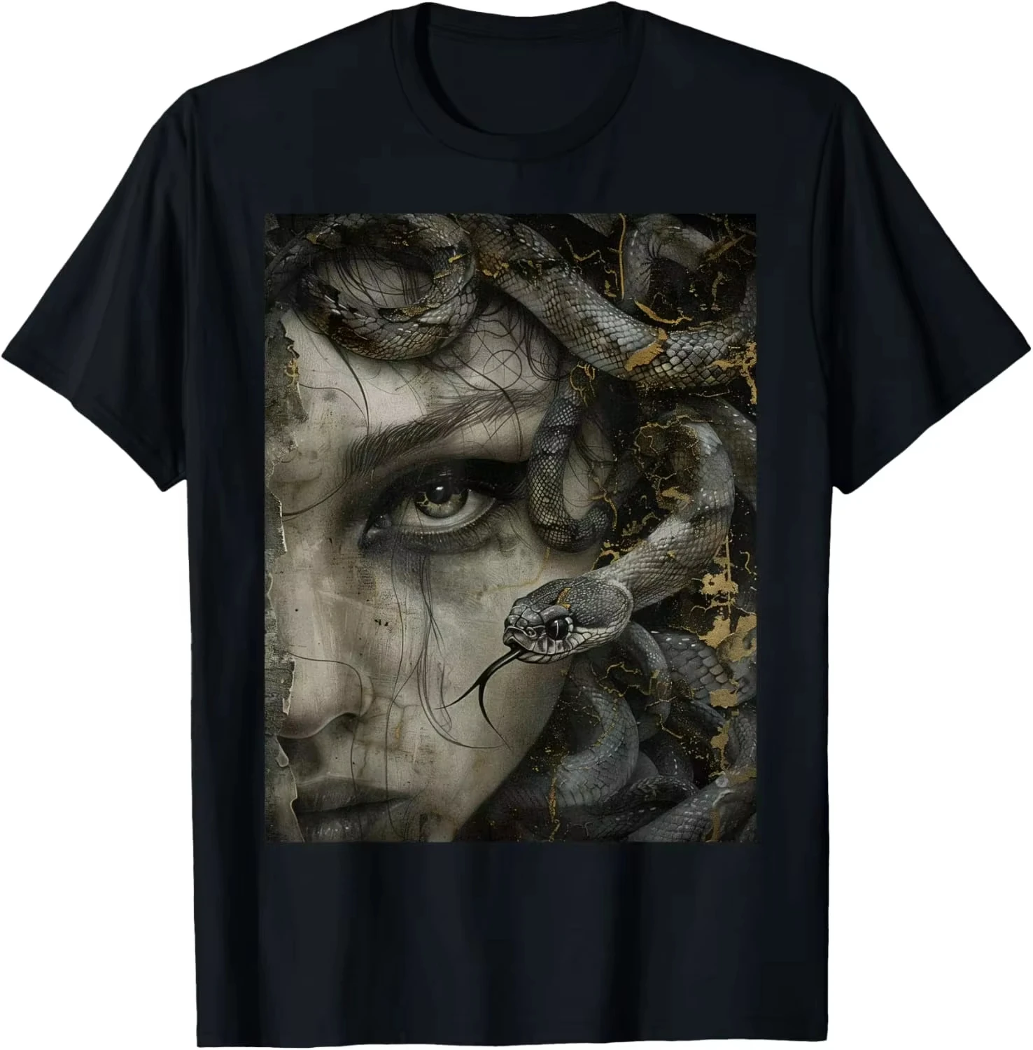 Medusa, греческая мифология, таинственные страшные темные мусорные футболки с круглым вырезом, лето 2025, мужские и женские футболки с графическим принтом
Medusa, греческая мифология, таинственные страшные темные мусорные футболки с круглым вырезом, лето 2025, мужские и женские футболки с графическим принтом