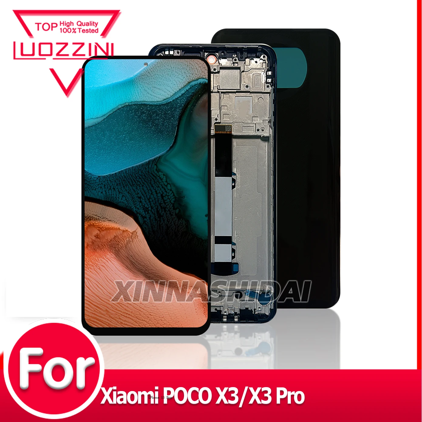 6.67" New For Xiaomi Poco X3 Display LCD Touch Screen Digitizer For POCO X3 Pro LCD M2007J20CG Screen Replacement Parts
6.67" New For Xiaomi Poco X3 Display LCD Touch Screen Digitizer For POCO X3 Pro LCD M2007J20CG Screen Replacement Parts