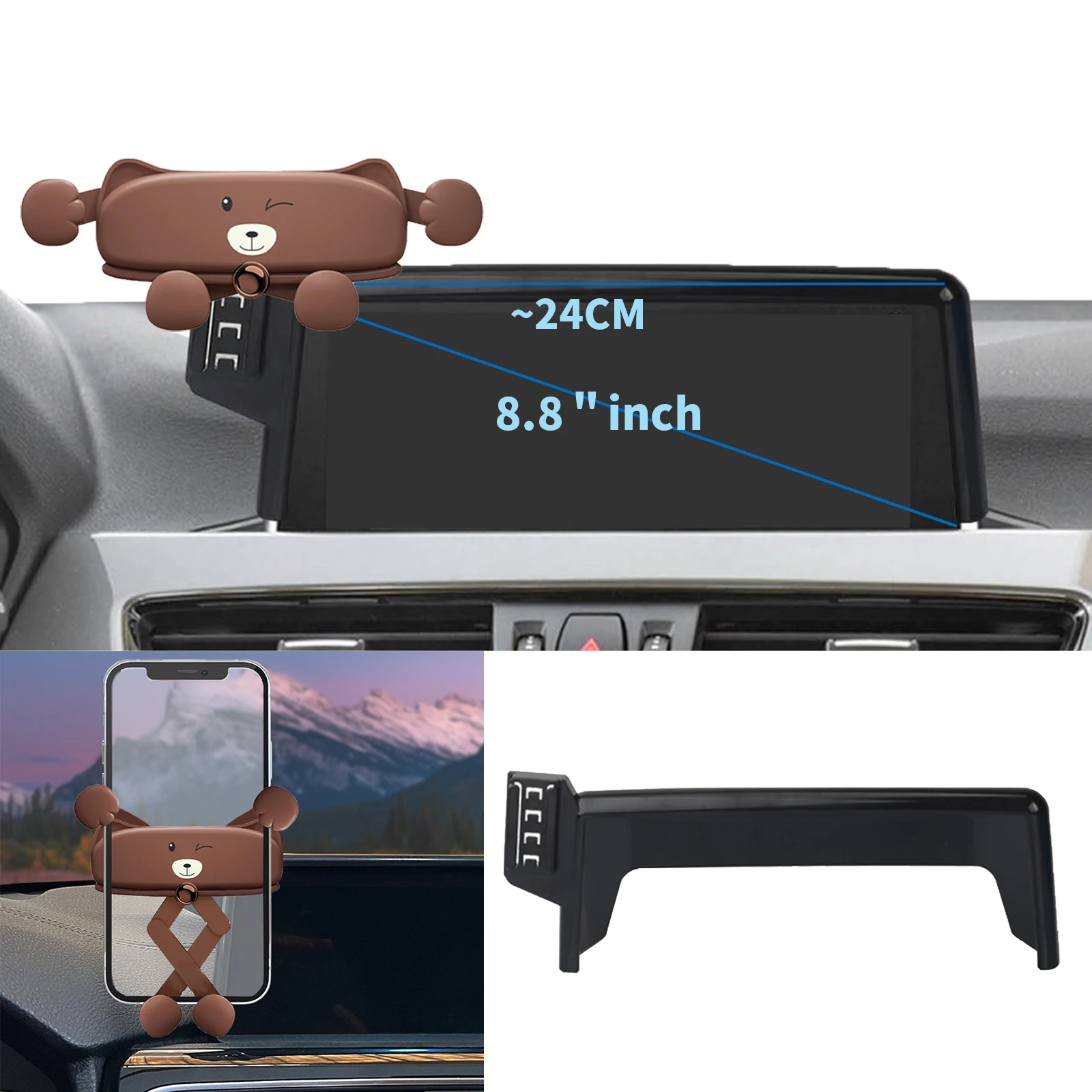Car Phone Holder for BMW X2 2018~2022 F39 (8.8in) cute cartoon style Screen Navigation Bracket Base Wireless Accessories
Car Phone Holder for BMW X2 2018~2022 F39 (8.8in) cute cartoon style Screen Navigation Bracket Base Wireless Accessories