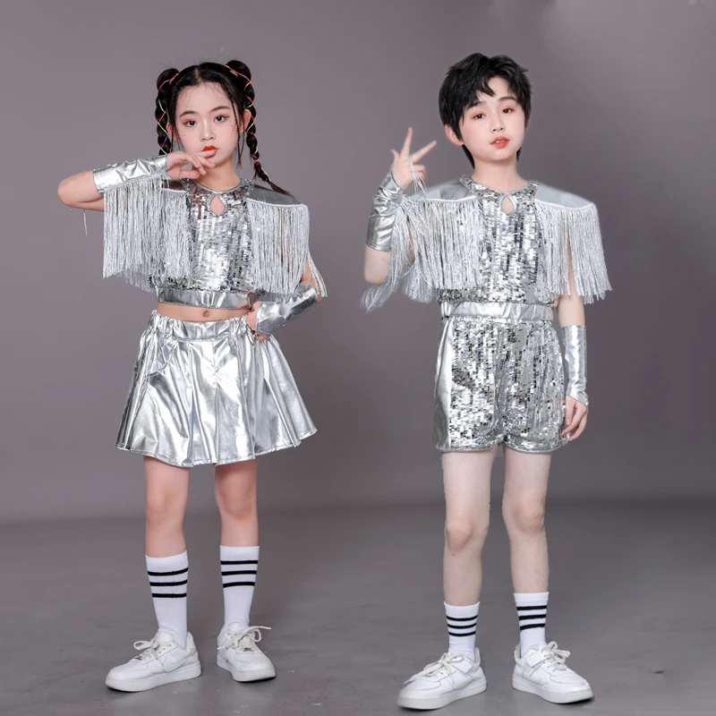 Boys Girls Hip Hop Dance Wear Ballroom Street Dance Costume Kids Jazz Fashion Clothes Streetwear Tops Pants Runways Show Outfit
Boys Girls Hip Hop Dance Wear Ballroom Street Dance Costume Kids Jazz Fashion Clothes Streetwear Tops Pants Runways Show Outfit