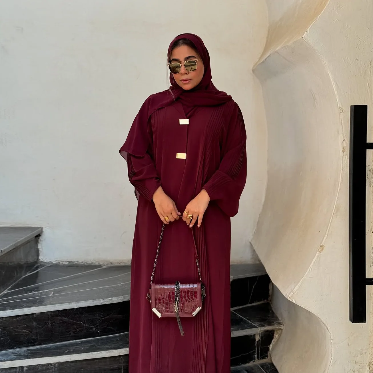 New Dubai Elegant Loose Maxi Abaya Muslim Solid Brief Women’s Kaftan Pleated Dresses
New Dubai Elegant Loose Maxi Abaya Muslim Solid Brief Women’s Kaftan Pleated Dresses