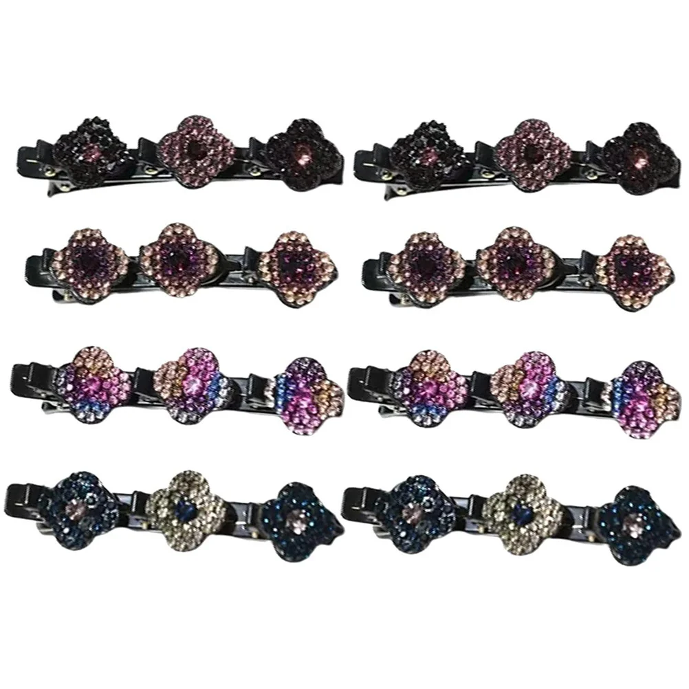 8Pcs Rhinestones Hairpins for Women Shiny Decorative Clips Suitable for All Hair Types Fashion Hair Barrettes Bill Clips
8Pcs Rhinestones Hairpins for Women Shiny Decorative Clips Suitable for All Hair Types Fashion Hair Barrettes Bill Clips