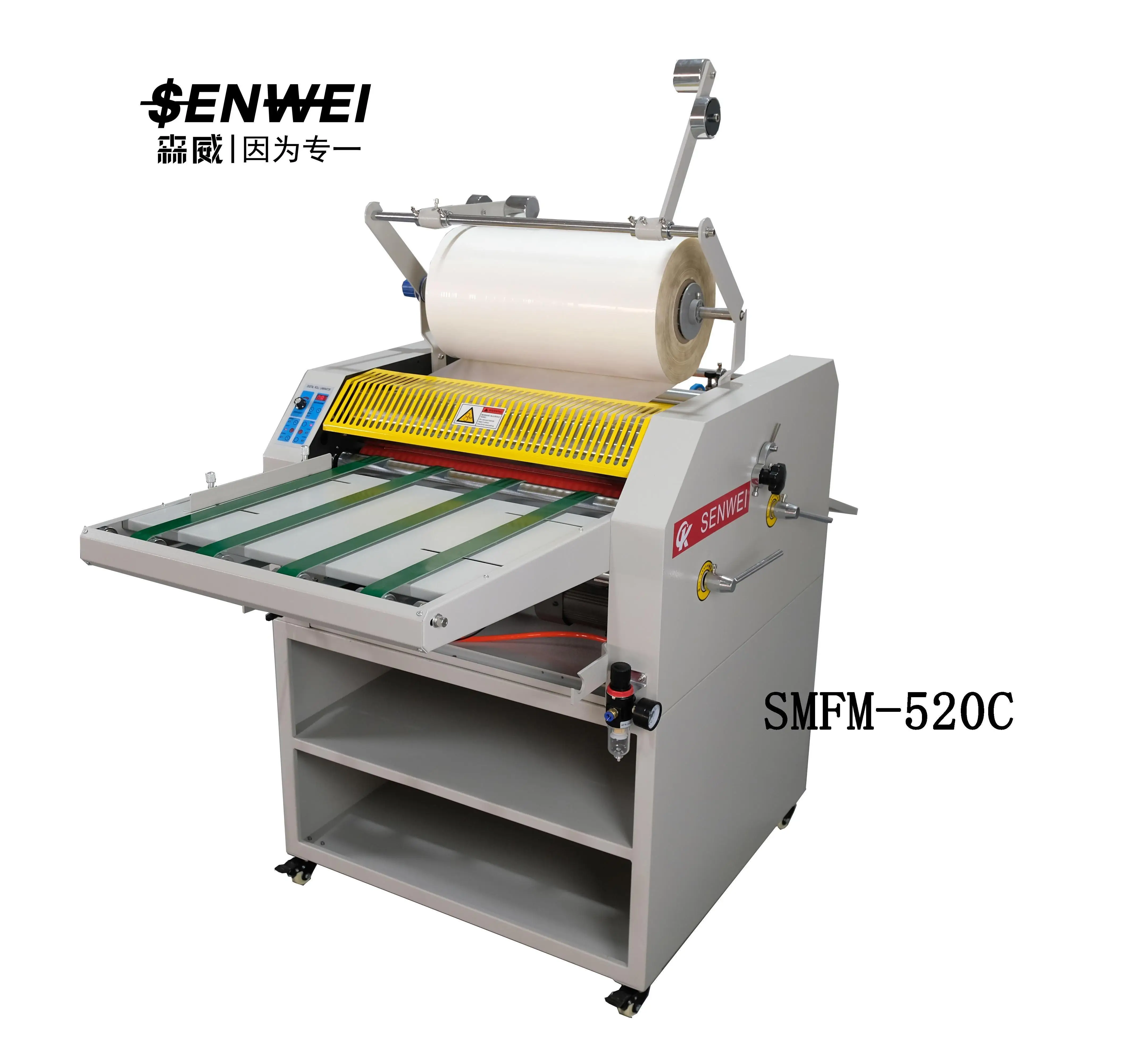 SMFM-520C Automatic Cut-off 485mm Laminator Roll Material Oil Heating With Paper Receiving Table Laminating Machine
SMFM-520C Automatic Cut-off 485mm Laminator Roll Material Oil Heating With Paper Receiving Table Laminating Machine