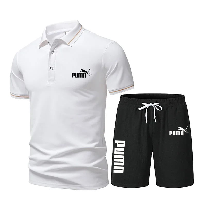 Men's Casual Polo Shirt and Shorts Set 2 Piece Outfits Summer Short Sleeve Polo Shirts Beach Shorts Tracksuit
Men's Casual Polo Shirt and Shorts Set 2 Piece Outfits Summer Short Sleeve Polo Shirts Beach Shorts Tracksuit