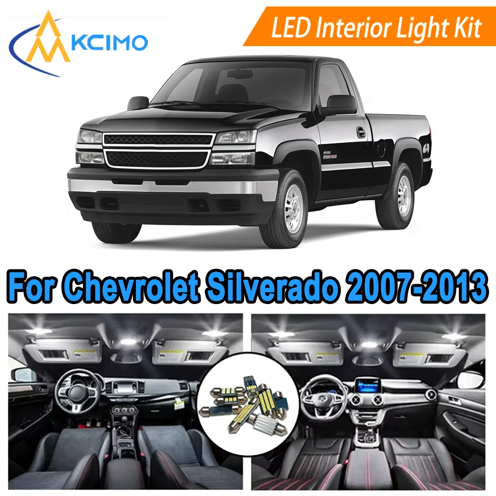 LED Interior Light Replacement For Chevrolet Silverado 1500 2500 3500 (2007-2013) Interior Light Dome Map Bulb Kit
LED Interior Light Replacement For Chevrolet Silverado 1500 2500 3500 (2007-2013) Interior Light Dome Map Bulb Kit