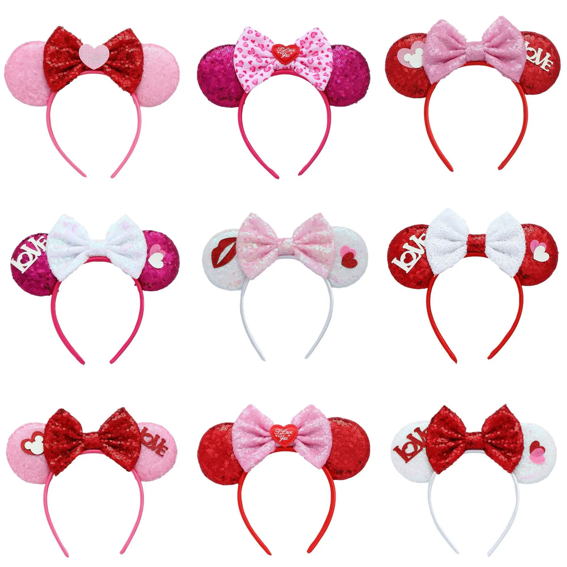 Chic Romantic Day Mouse Ears Headband Big Beautiful Bow Sequins Hairband Women Birthday Gift Girls Kids Party Hair Accessories
Chic Romantic Day Mouse Ears Headband Big Beautiful Bow Sequins Hairband Women Birthday Gift Girls Kids Party Hair Accessories