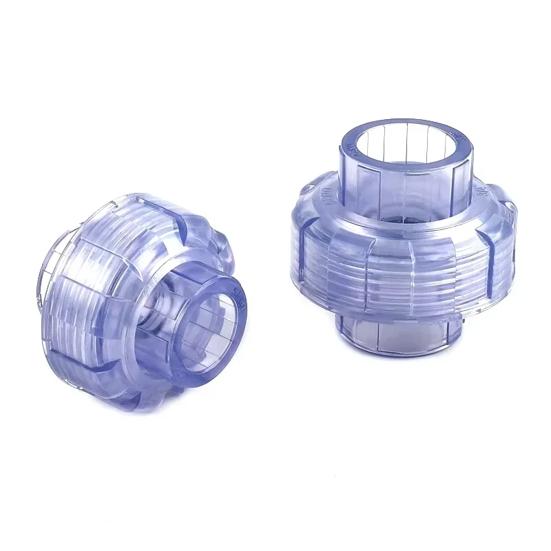 20/25/32/40/50/63mm UPVC Pipe Transparent Union Connector Aquarium Union Joint Direct Fish Tank Joints Irrigation Fittings
20/25/32/40/50/63mm UPVC Pipe Transparent Union Connector Aquarium Union Joint Direct Fish Tank Joints Irrigation Fittings