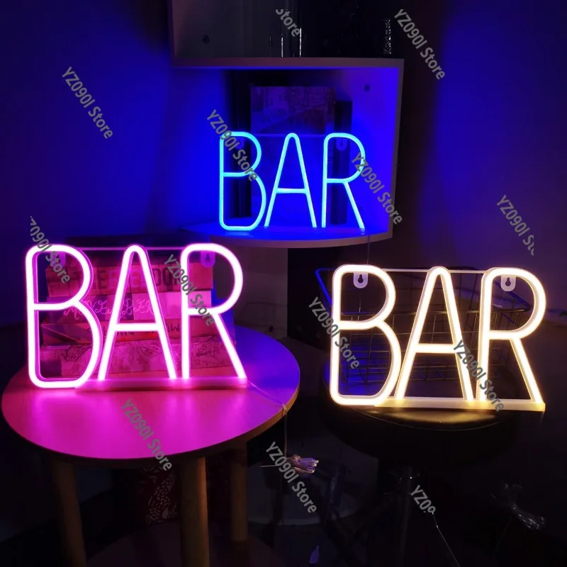 Cross-border LED letter BAR neon wall hanging ambient light festival party home decoration supplies bar decoration light
Cross-border LED letter BAR neon wall hanging ambient light festival party home decoration supplies bar decoration light