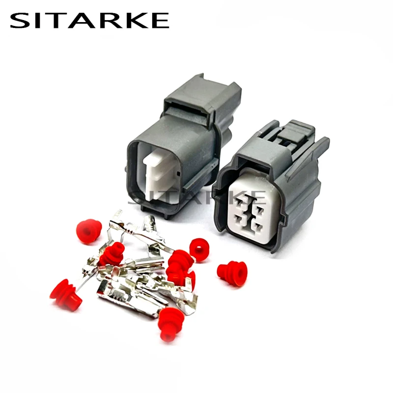 5 Sets 4 Pin 6189-0132 6181-0073 Female Male HW Sealed Electrical Wire Connector Light Lamp Motor Socket For Toyota Sensor Plug
5 Sets 4 Pin 6189-0132 6181-0073 Female Male HW Sealed Electrical Wire Connector Light Lamp Motor Socket For Toyota Sensor Plug