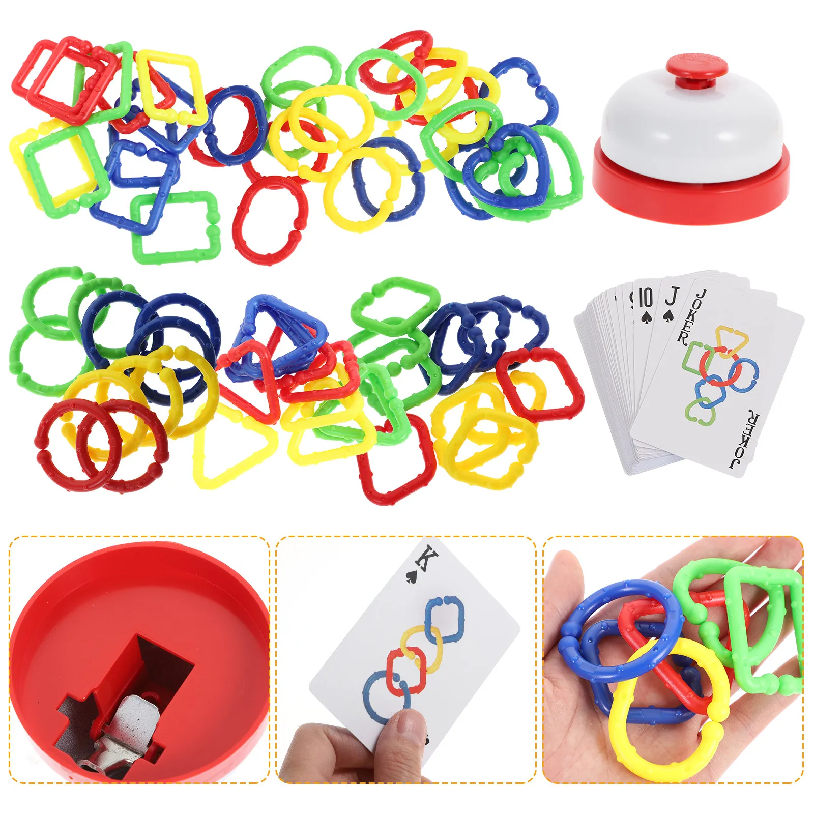 1Set Hook Linking Circle Linking Plastic Inserting Game for Kids Children Spatial Thinking Hand Eye Coordination
1Set Hook Linking Circle Linking Plastic Inserting Game for Kids Children Spatial Thinking Hand Eye Coordination