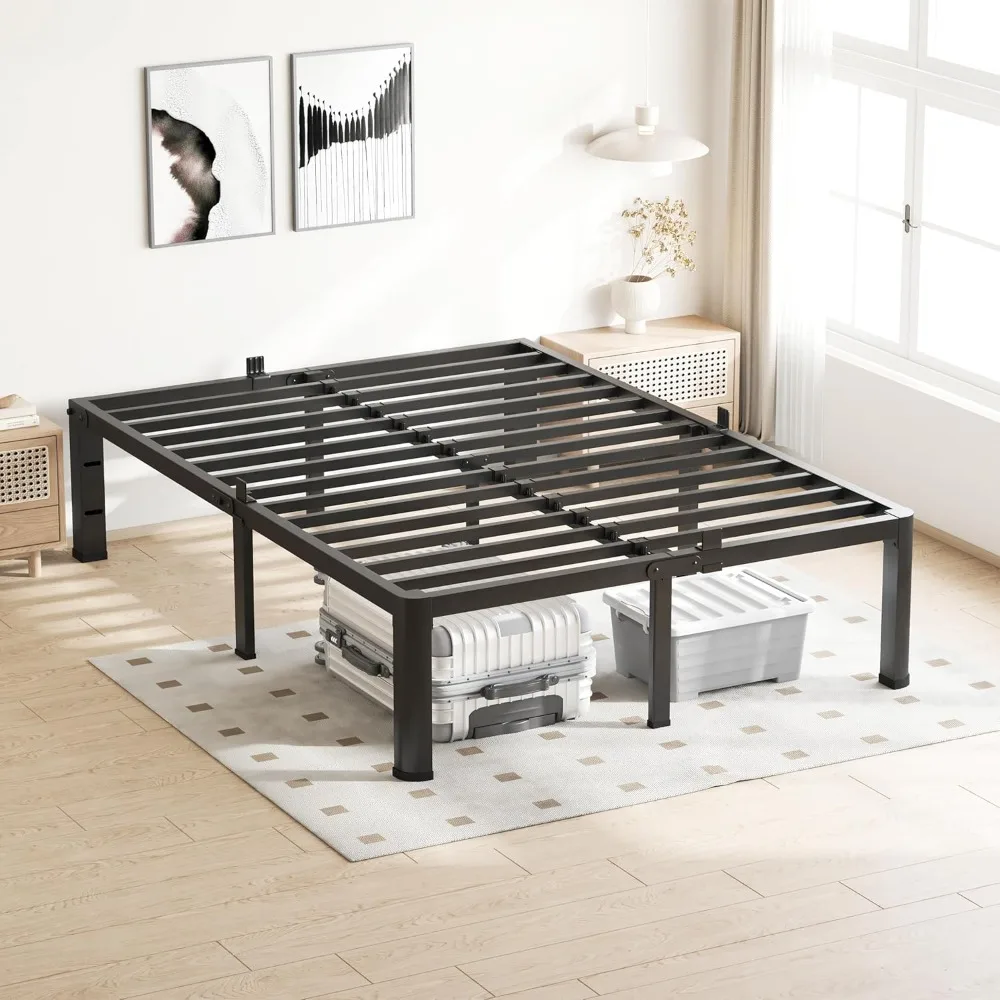 20 Inch Queen Bed Frame, Round Corner Legs Mattress Slide Stopper, No Box Spring Needed, Non-Slip,Heavy Duty Metal beds Platform
20 Inch Queen Bed Frame, Round Corner Legs Mattress Slide Stopper, No Box Spring Needed, Non-Slip,Heavy Duty Metal beds Platform
