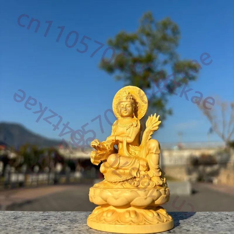 Hand-Carved Boxwood Dragon Guan Yin Statue - 3.9" Buddha Sculpture Home Decor, Living Room Ornament, Feng Shui Figurine,
Hand-Carved Boxwood Dragon Guan Yin Statue - 3.9" Buddha Sculpture Home Decor, Living Room Ornament, Feng Shui Figurine,