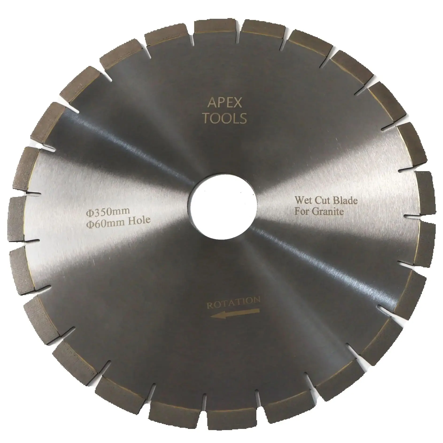 14 Inch 350mm High Sharpness Silent Granite Cutting Disc Arix Diamond Saw Blade Wet Cut Blade for Granite Stone Cutting
14 Inch 350mm High Sharpness Silent Granite Cutting Disc Arix Diamond Saw Blade Wet Cut Blade for Granite Stone Cutting