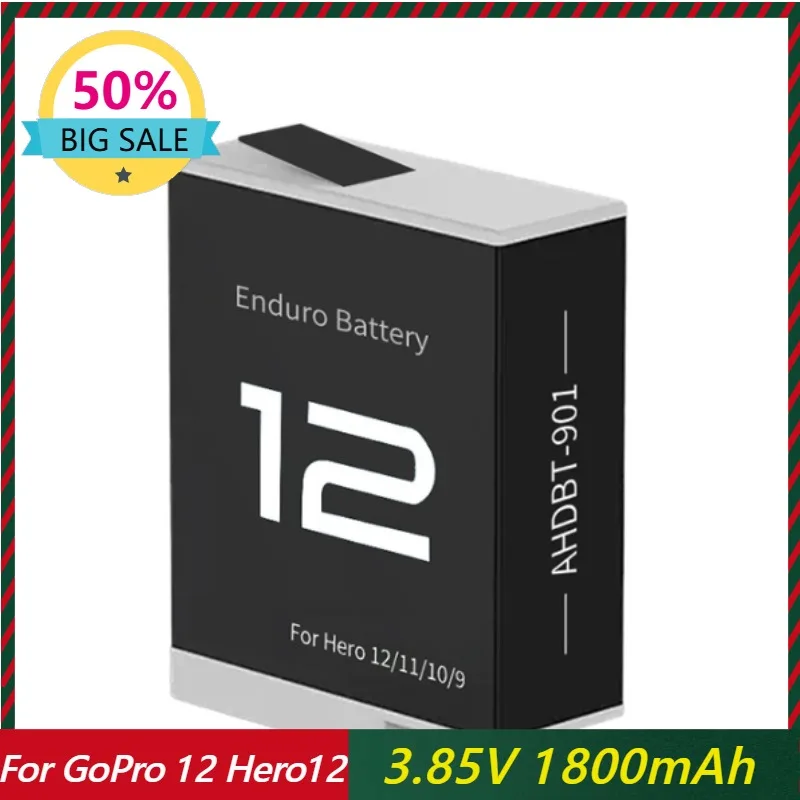 Rechargeable Digital Battery For GoPro 12 Hero12 1850mAh 3 Slots Storage Charger Box For GoPro Hero 12 11 10 9 Accessories
Rechargeable Digital Battery For GoPro 12 Hero12 1850mAh 3 Slots Storage Charger Box For GoPro Hero 12 11 10 9 Accessories