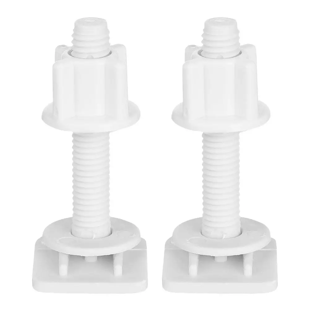 2Pcs Toilet Seat Mounting Bolts Universal ABS Plastic Screw Fittings Heavy Duty Stable Anti Loosening for Toilet Cover Hardware
2Pcs Toilet Seat Mounting Bolts Universal ABS Plastic Screw Fittings Heavy Duty Stable Anti Loosening for Toilet Cover Hardware