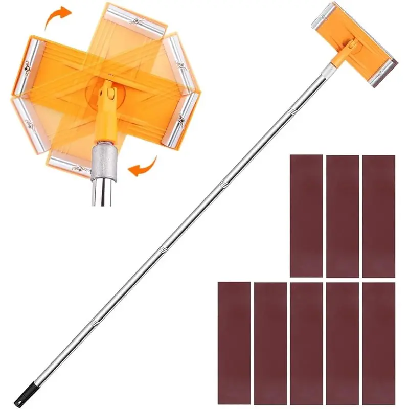 【THANKSGIVING DAY】Drywall Pole Sander Dry Wall Sander With 140Cm Extension Pole 360° Rotatable Drywallsanders
【THANKSGIVING DAY】Drywall Pole Sander Dry Wall Sander With 140Cm Extension Pole 360° Rotatable Drywallsanders