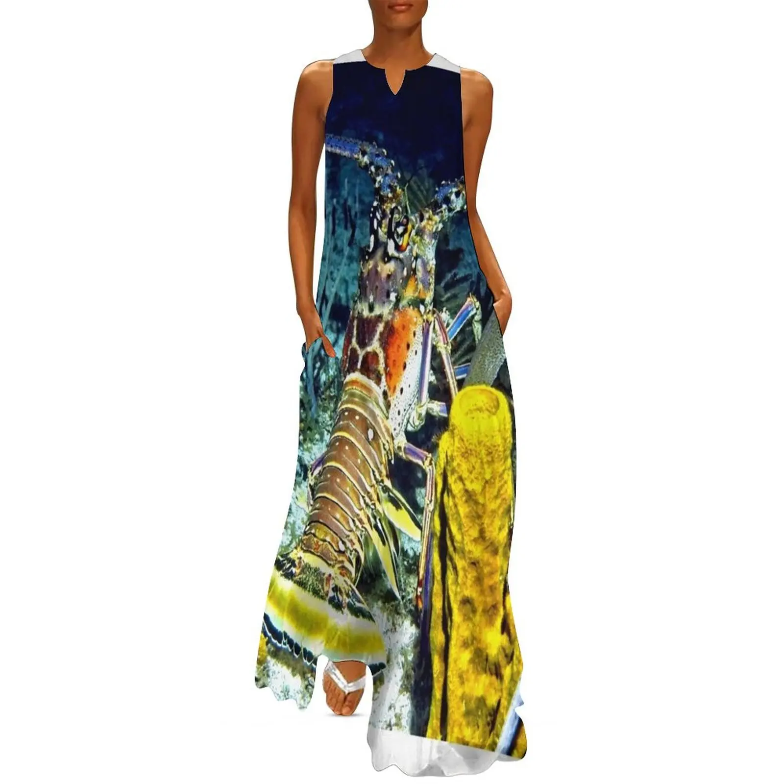 Caribbean Reef Lobster at Night Long Dress dress for women elegant women's dresses sale women formal occasion dresses
Caribbean Reef Lobster at Night Long Dress dress for women elegant women's dresses sale women formal occasion dresses