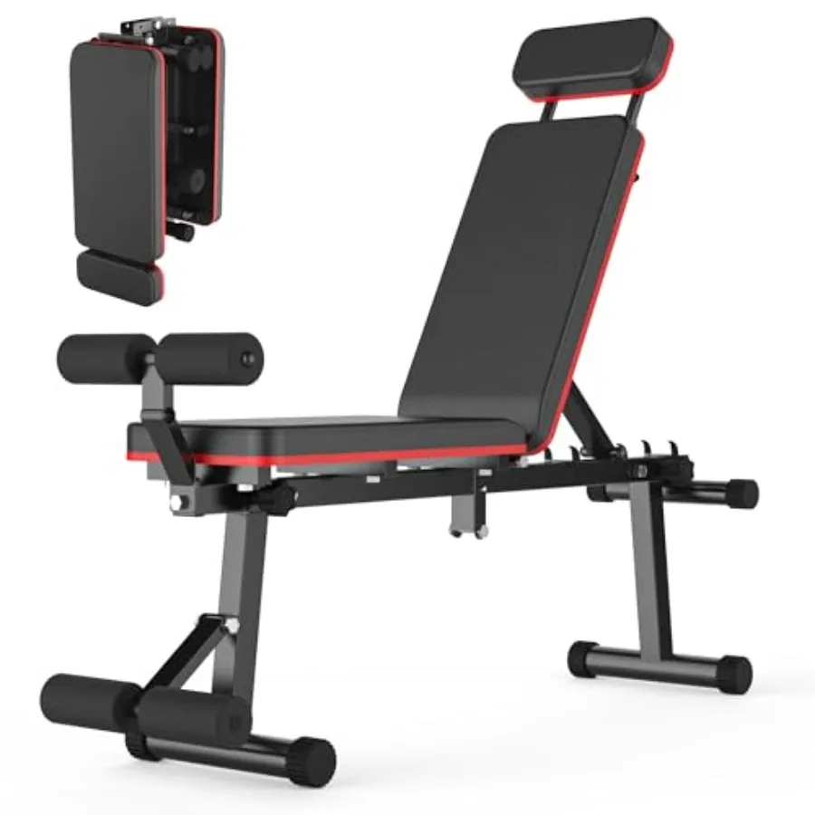 Adjustable Weight Bench Foldable Incline Decline Flat Full Body Workout Extended Head Design 660 lbs 300 kgs Ccity
Adjustable Weight Bench Foldable Incline Decline Flat Full Body Workout Extended Head Design 660 lbs 300 kgs Ccity