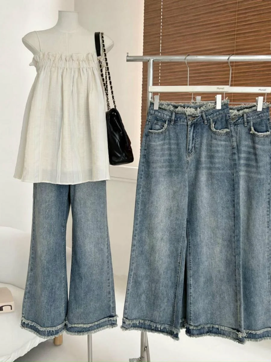 Прямые джинсовые джинсы с высокой талией, женские осенние свободные утягивающие широкие брюки, винтажные брюки Pear Ape
Прямые джинсовые джинсы с высокой талией, женские осенние свободные утягивающие широкие брюки, винтажные брюки Pear Ape