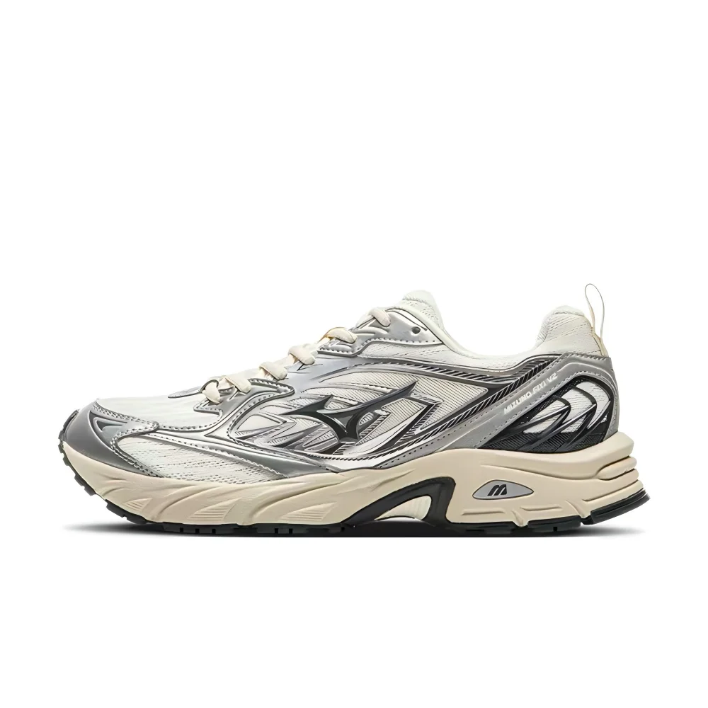 Mizuno FIYI V2 Unisex Low-Top Running Shoes – Beige/White/Silver, Fashionable, Non-Slip, Durable & Comfortable D1GH250602
Mizuno FIYI V2 Unisex Low-Top Running Shoes – Beige/White/Silver, Fashionable, Non-Slip, Durable & Comfortable D1GH250602