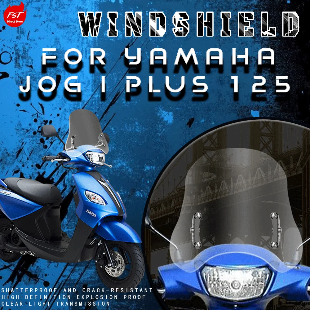 For Windshield for Yamaha JOG iPlus 125 & FX, Scooter Modified Front Wind Screen Glass
For Windshield for Yamaha JOG iPlus 125 & FX, Scooter Modified Front Wind Screen Glass