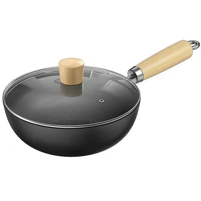 24cm Handmade Mini Small Iron Pan Uncoated Multi-functional Fine Iron Covered Bottom Non-stick Wok
24cm Handmade Mini Small Iron Pan Uncoated Multi-functional Fine Iron Covered Bottom Non-stick Wok