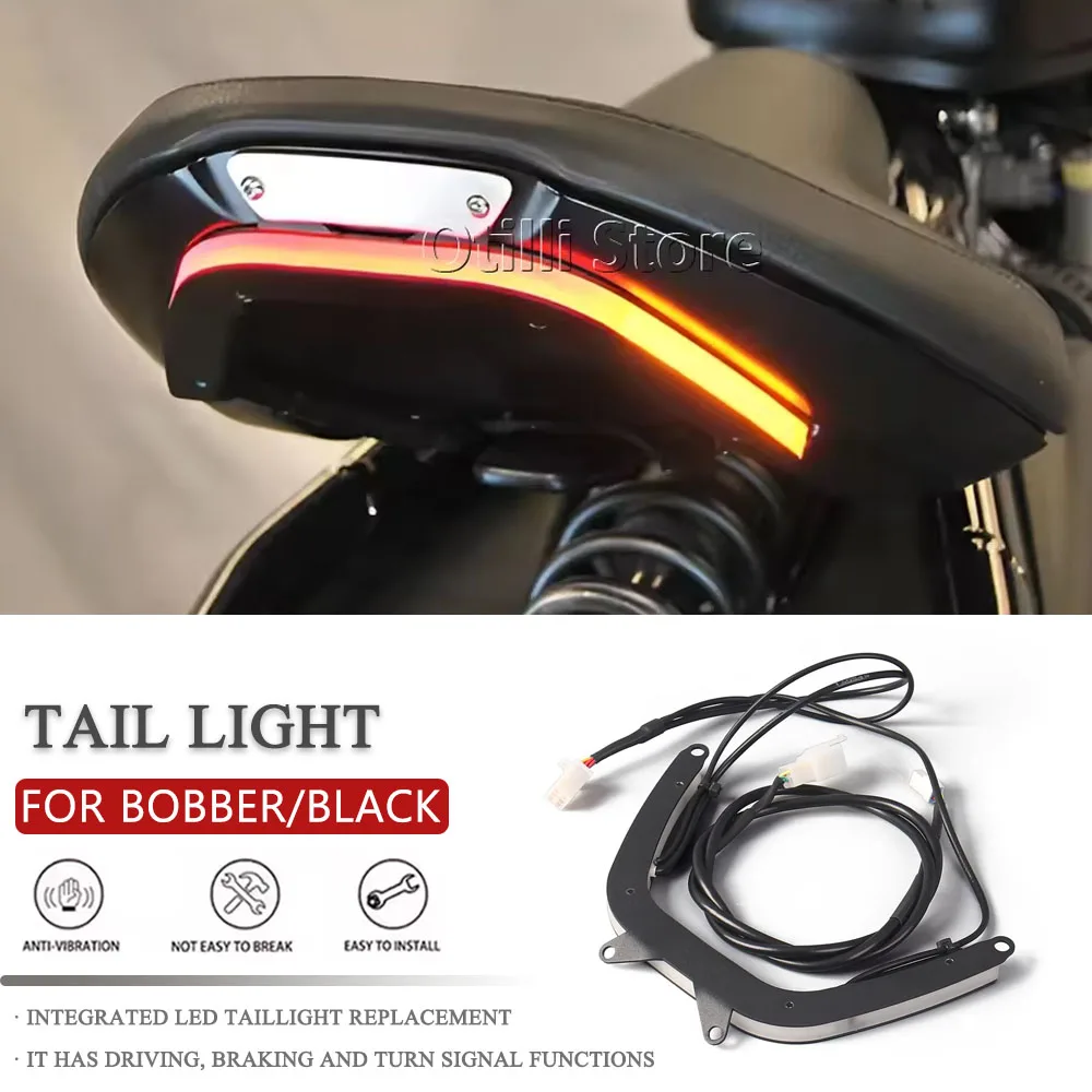 For Bonneville Bobber(2017-) Bobber Black(2018-2020) Motorcycle Tail Tidy LED Flowing Rear Turn Signal Running Brake Taillight
For Bonneville Bobber(2017-) Bobber Black(2018-2020) Motorcycle Tail Tidy LED Flowing Rear Turn Signal Running Brake Taillight