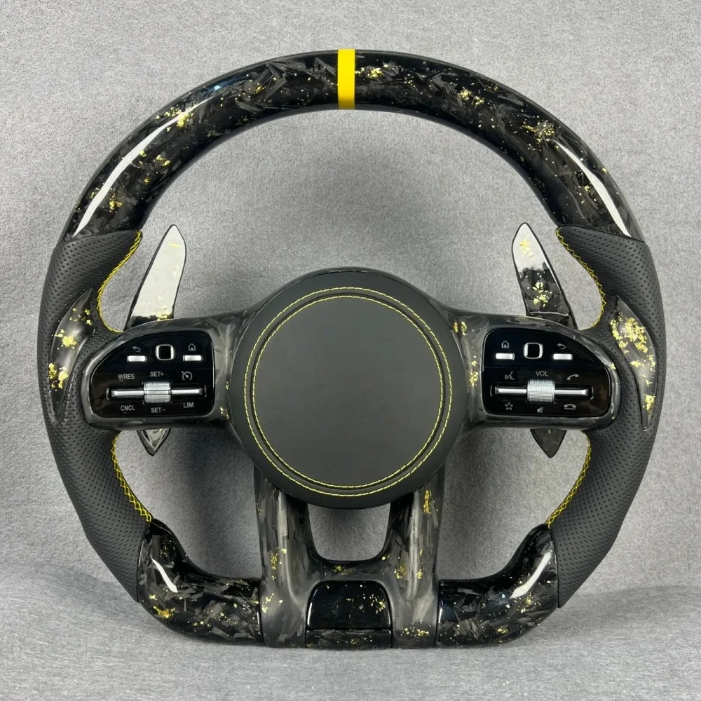 For Mercedes Benz C190 W117 W166 W177 S500 W205 W213 W216 W217 W218 W222 W253 GLE G63 C63 AMG Forged Carbon Fiber Steering Wheel
For Mercedes Benz C190 W117 W166 W177 S500 W205 W213 W216 W217 W218 W222 W253 GLE G63 C63 AMG Forged Carbon Fiber Steering Wheel