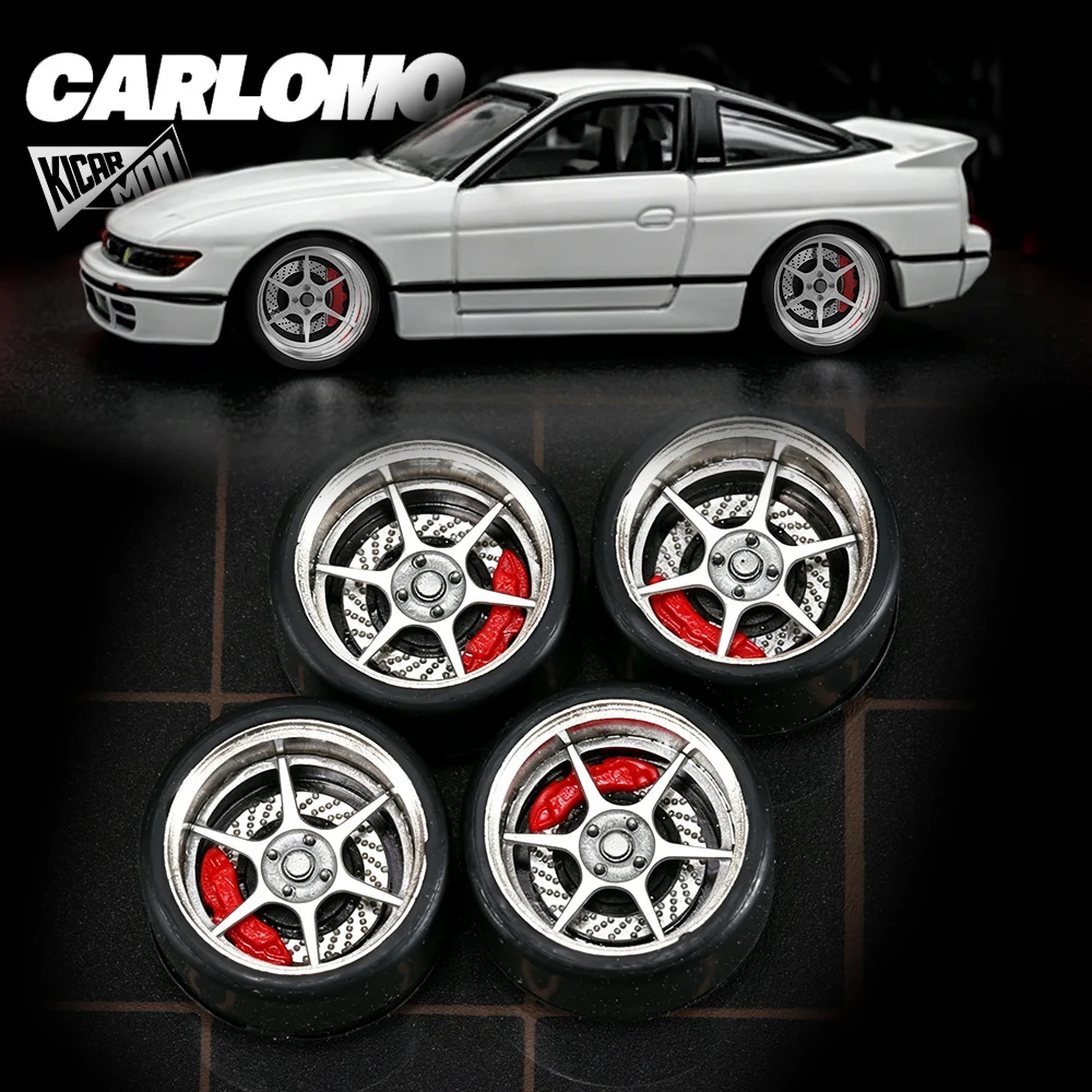 Carlomo 1/64 S-Class Model Car Ball Bearing Wheels With Rubber Tires Brake Disc Rims Refitting Parts for Model Vehicle 4pcs Set
Carlomo 1/64 S-Class Model Car Ball Bearing Wheels With Rubber Tires Brake Disc Rims Refitting Parts for Model Vehicle 4pcs Set