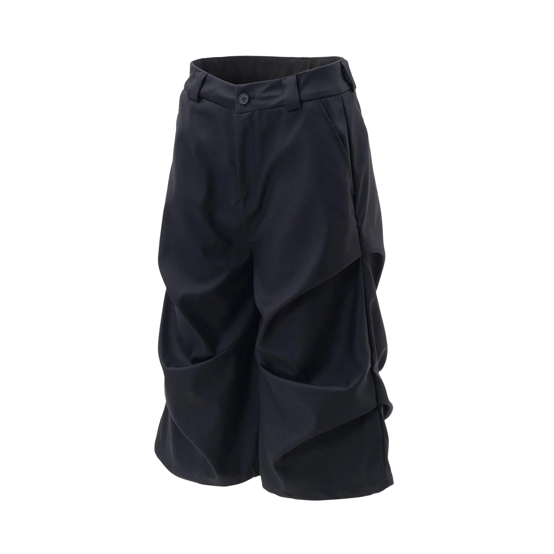 Men American Streetwear Shorts Pleated Design Wide Leg Cropped Shorts Loose Fit Casual Fashion Shorts
Men American Streetwear Shorts Pleated Design Wide Leg Cropped Shorts Loose Fit Casual Fashion Shorts