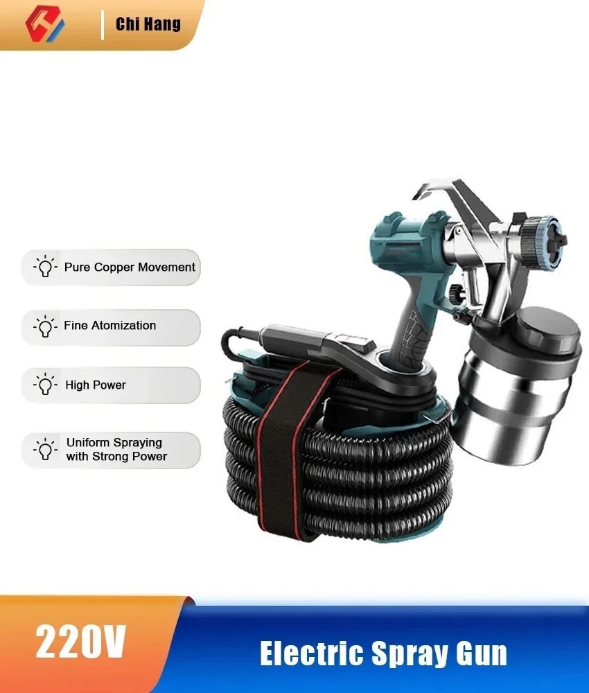 HD3163 High Voltage Electric Spray Gun 220V/800W Small Household Paint Latex Paint Paint Spraying Machine
HD3163 High Voltage Electric Spray Gun 220V/800W Small Household Paint Latex Paint Paint Spraying Machine