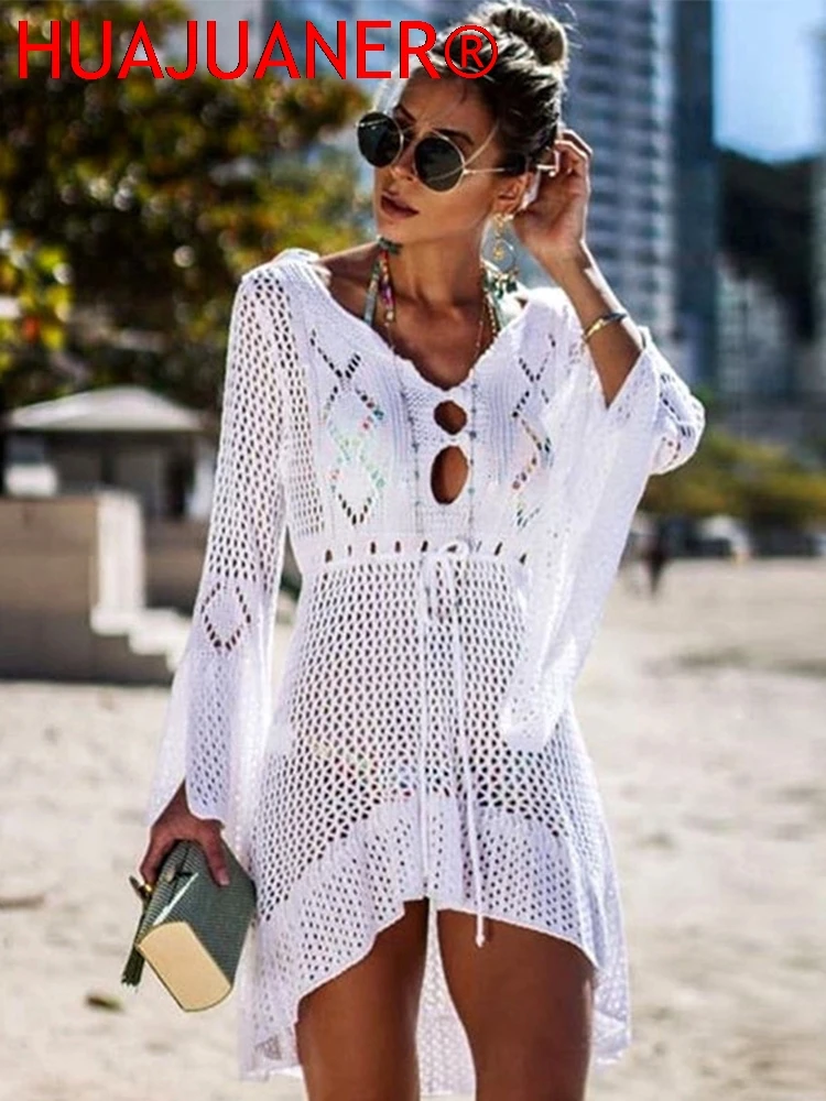 Sexy Cover Up Bikini Women Swimsuit Cover-up Beach Bathing Suit Beach Wear Knitting Swimwear Mesh Beach Dress Tunic Robe
Sexy Cover Up Bikini Women Swimsuit Cover-up Beach Bathing Suit Beach Wear Knitting Swimwear Mesh Beach Dress Tunic Robe