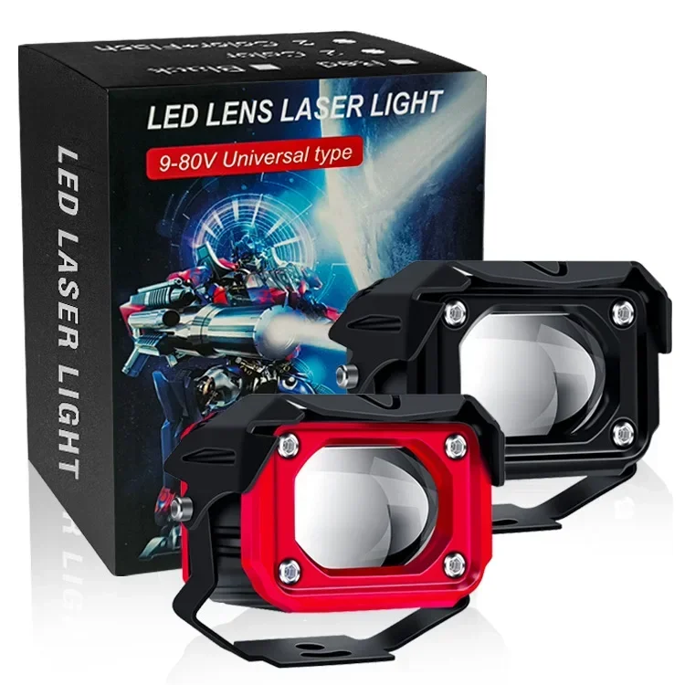 2 PCS Car LED Work Light Modified Two-color Laser Fog Light Variant King Kong Big Steel Gun Off-road Vehicle Light Wrangler
2 PCS Car LED Work Light Modified Two-color Laser Fog Light Variant King Kong Big Steel Gun Off-road Vehicle Light Wrangler