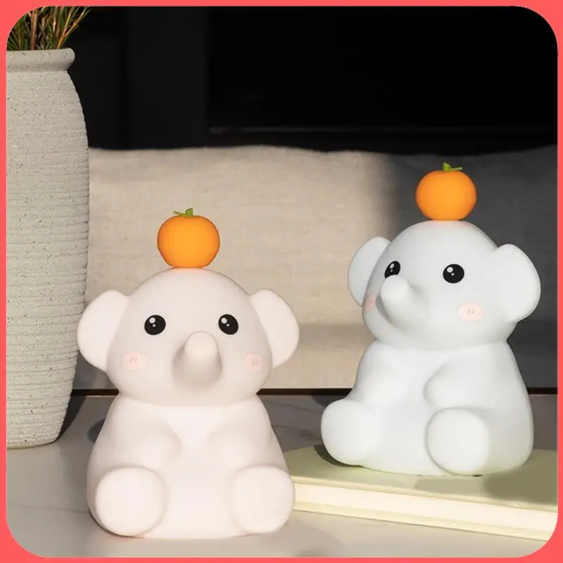 A76I-Cute Elephant Lamp, силиконовый ночник с 30-минутным таймером, перезаряжаемая прикроватная лампа с сенсорным управлением
A76I-Cute Elephant Lamp, силиконовый ночник с 30-минутным таймером, перезаряжаемая прикроватная лампа с сенсорным управлением