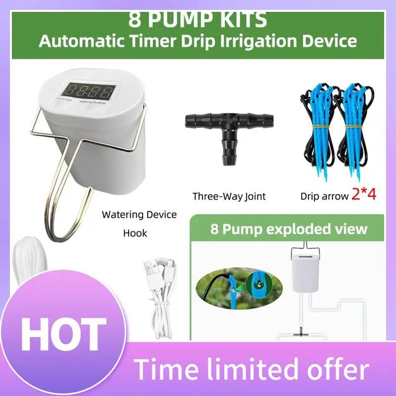 Automatic Flower Watering Machine Pump Controller 8 Head Sprinkler Drip Irrigation Device Pump Timer
Automatic Flower Watering Machine Pump Controller 8 Head Sprinkler Drip Irrigation Device Pump Timer