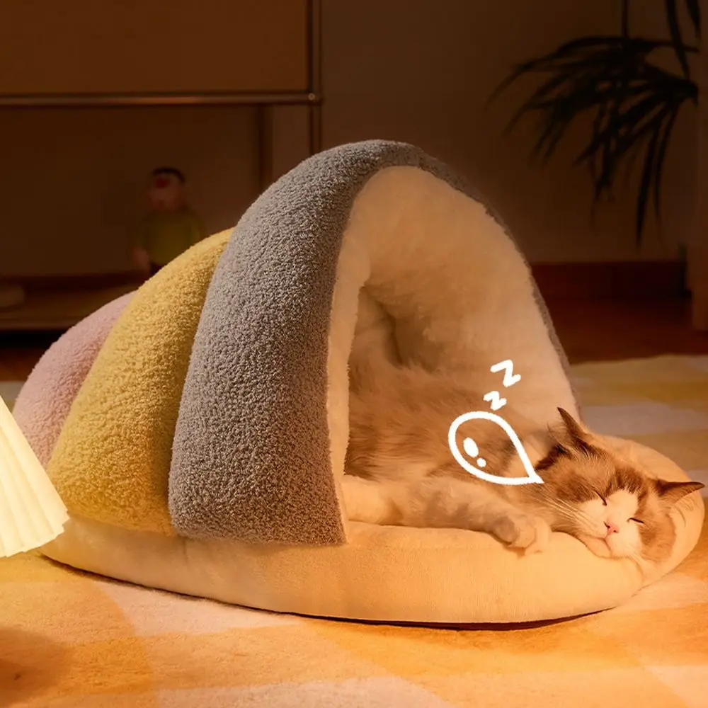 Creative Cute Cat Sleeping Beds Kennel Washable Dog Warm Bed Slippers Shaped Comfortable Kitten Mattress Cave Pet Supplies
Creative Cute Cat Sleeping Beds Kennel Washable Dog Warm Bed Slippers Shaped Comfortable Kitten Mattress Cave Pet Supplies