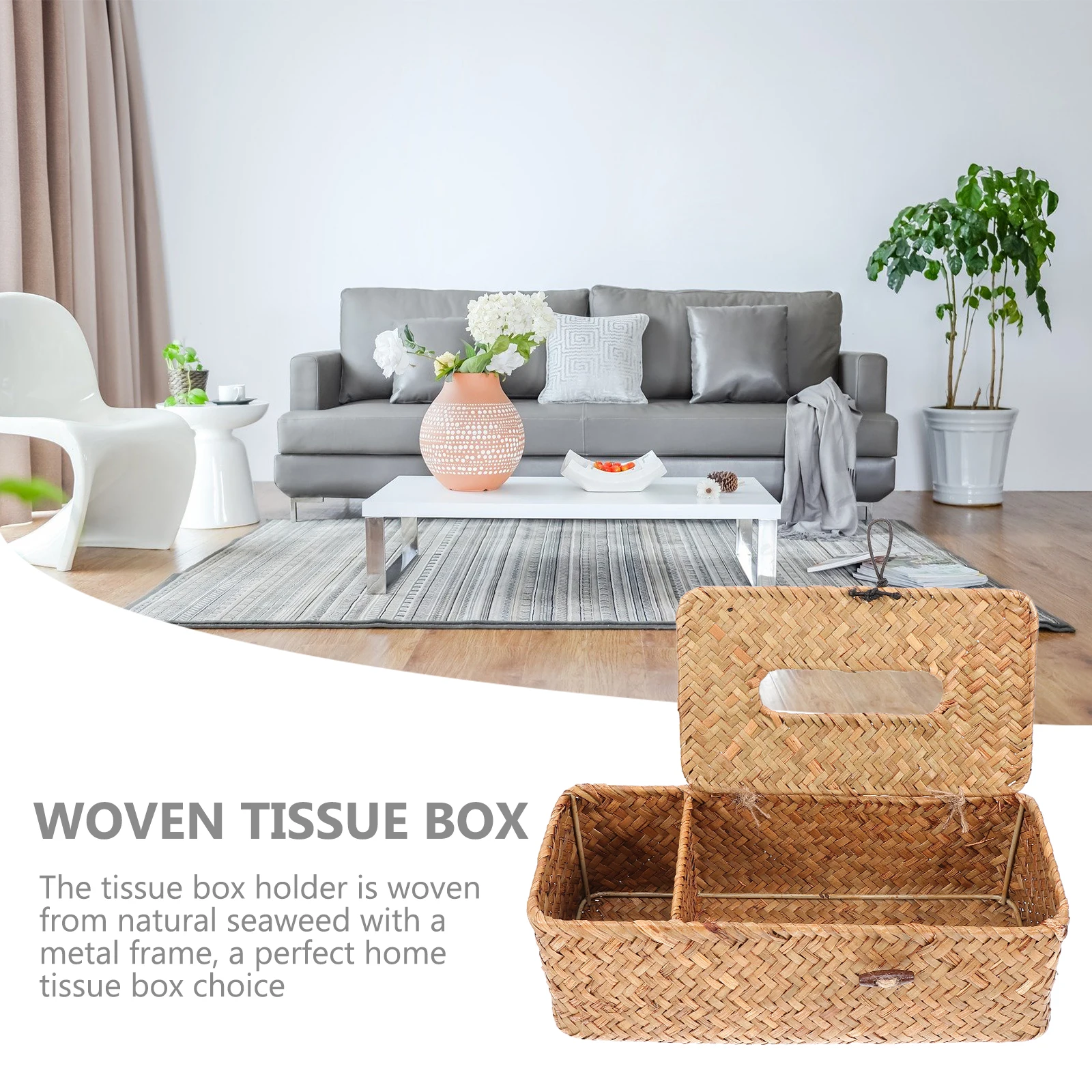 Seaweed Tissue Box Holder Metal Frame Rectangular Design Household ganizer Napkin Box Storage Kitchen Accessories
Seaweed Tissue Box Holder Metal Frame Rectangular Design Household ganizer Napkin Box Storage Kitchen Accessories