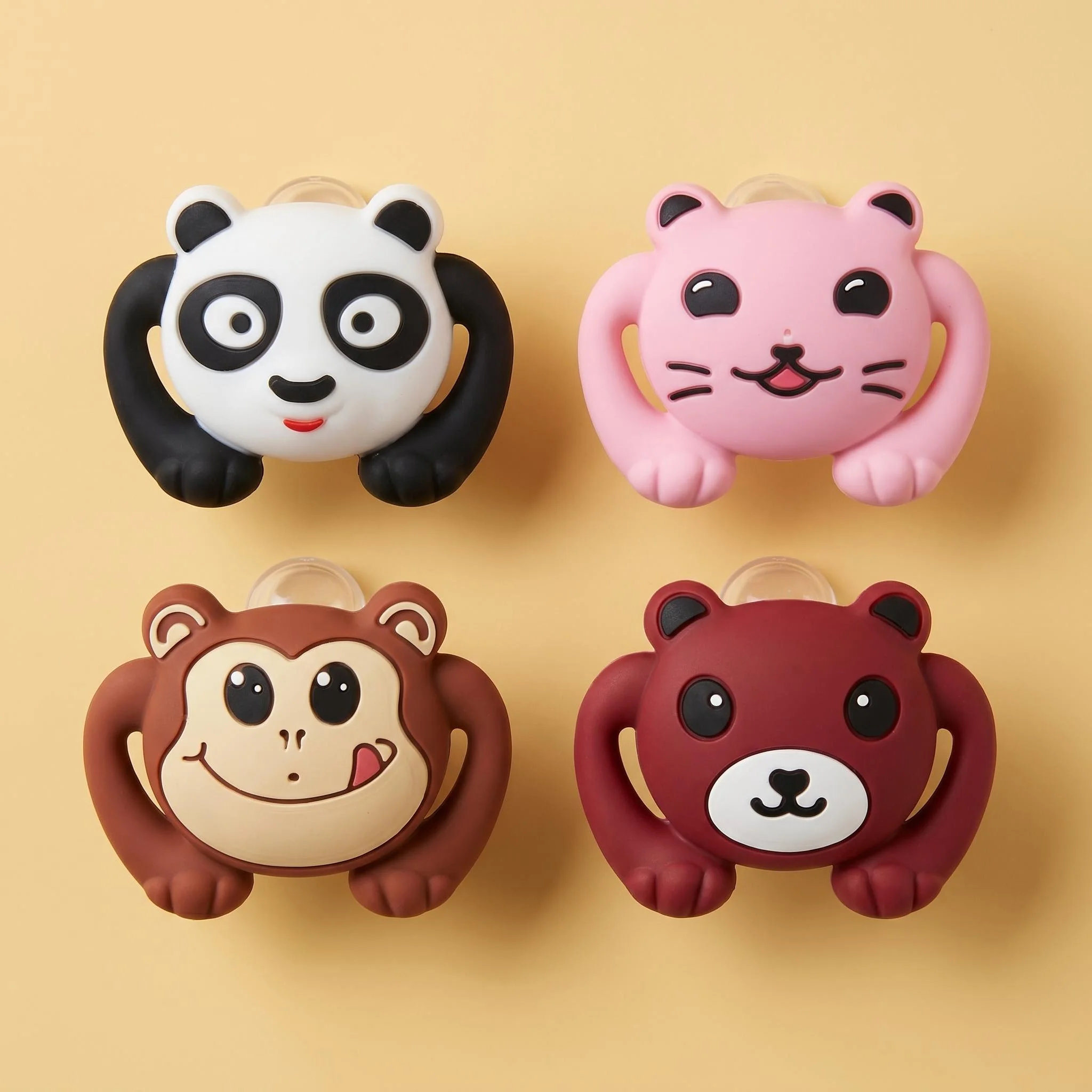 4pcs/pack Baby Animal Soothing Pacifiers with Thumb Nipple, Full Silicone Pacifier Soother, Ideal Gift for New Parents
4pcs/pack Baby Animal Soothing Pacifiers with Thumb Nipple, Full Silicone Pacifier Soother, Ideal Gift for New Parents