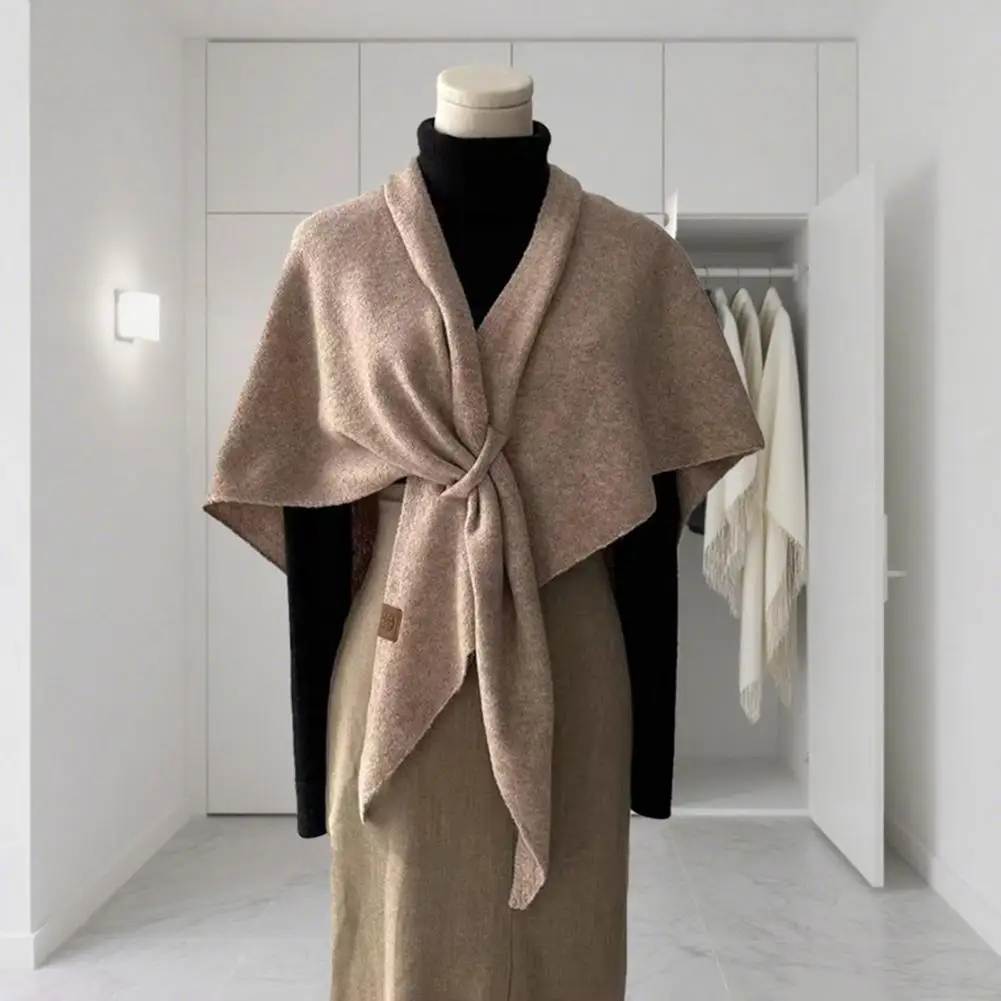 Women Shawl Scarf Open Tie Front Shawl Elegant Women's Knitted Shawl Wraps Soft Cashmere Cardigan Cape Warm Winter for Casual
Women Shawl Scarf Open Tie Front Shawl Elegant Women's Knitted Shawl Wraps Soft Cashmere Cardigan Cape Warm Winter for Casual