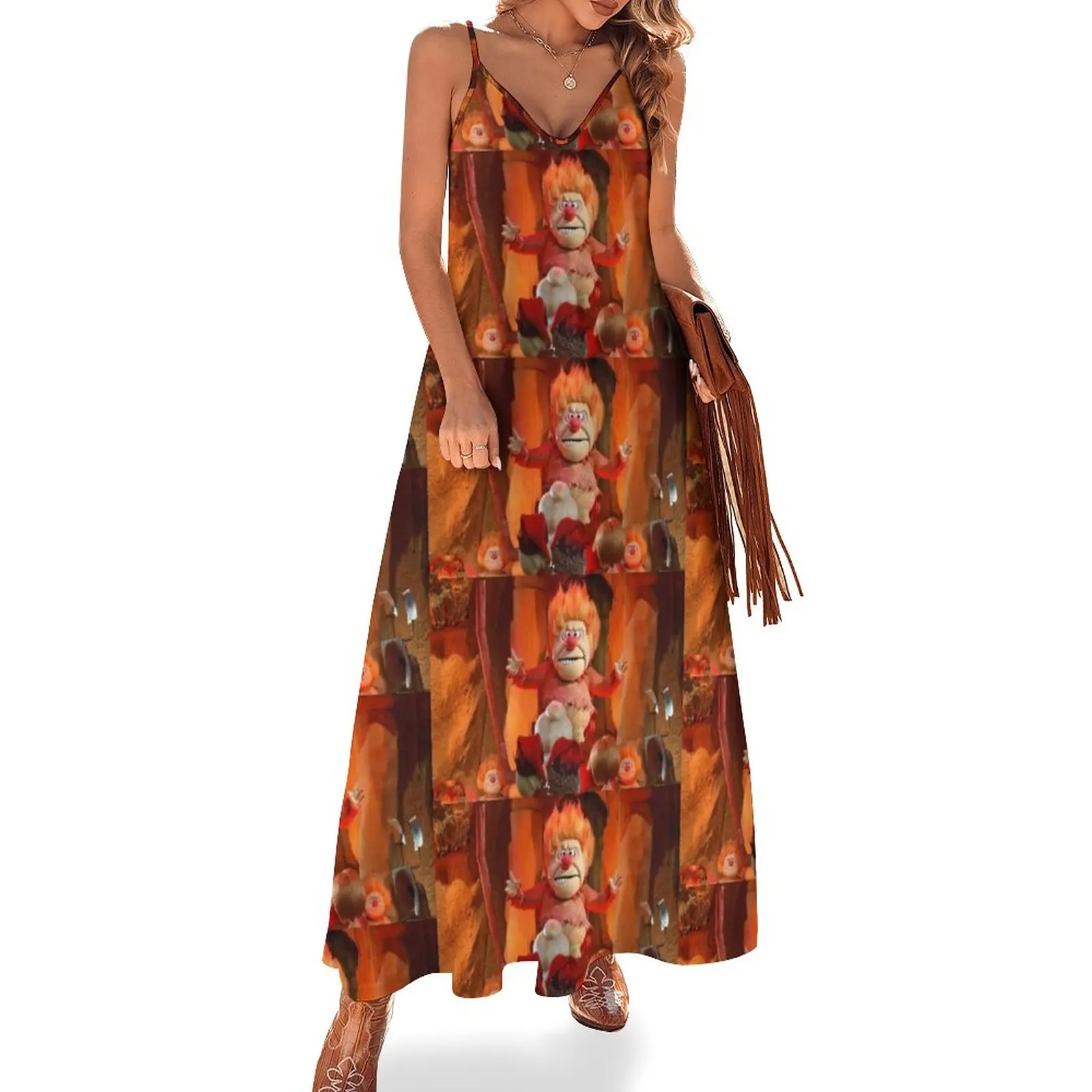 Heat Miser Head Honcho Sleeveless Dress Woman fashion summer dress woman 2024
Heat Miser Head Honcho Sleeveless Dress Woman fashion summer dress woman 2024