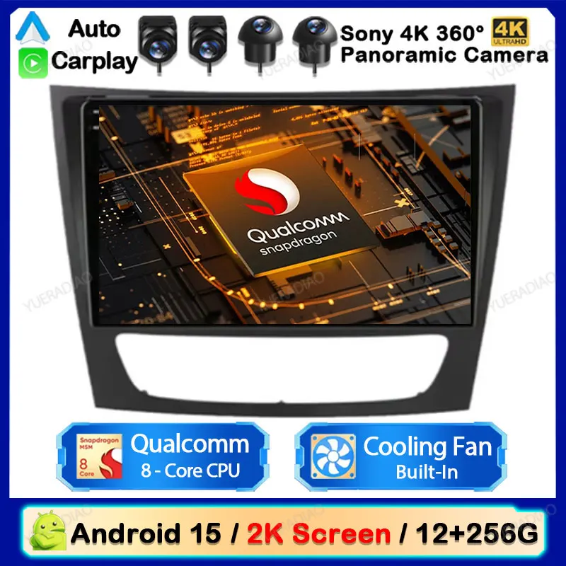 Android 15 Car Radio For Mercedes Benz E-class W211 E200 E220 E300 E350 E240 CLS 2002 - 2010 Multimedia Player GPS NAVI 4G WIFI
Android 15 Car Radio For Mercedes Benz E-class W211 E200 E220 E300 E350 E240 CLS 2002 - 2010 Multimedia Player GPS NAVI 4G WIFI
