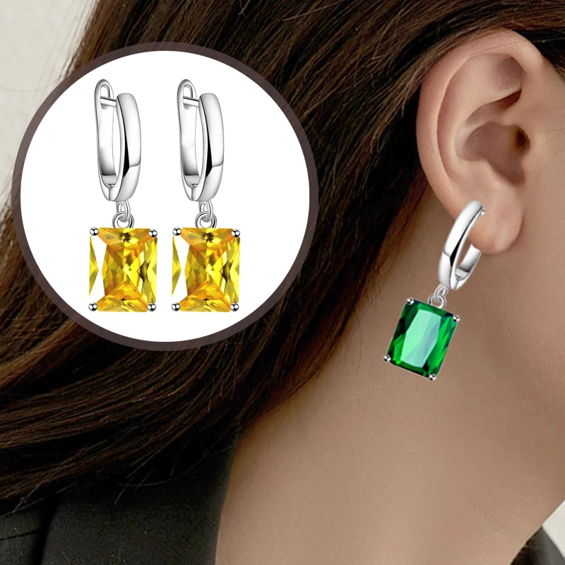 Square 100% 925 Sterling Silver Drop Earrings Genuine Blue Topaz Amethyst Citrine Garnet Created Sapphire Ruby Emerald 2025 2026
Square 100% 925 Sterling Silver Drop Earrings Genuine Blue Topaz Amethyst Citrine Garnet Created Sapphire Ruby Emerald 2025 2026