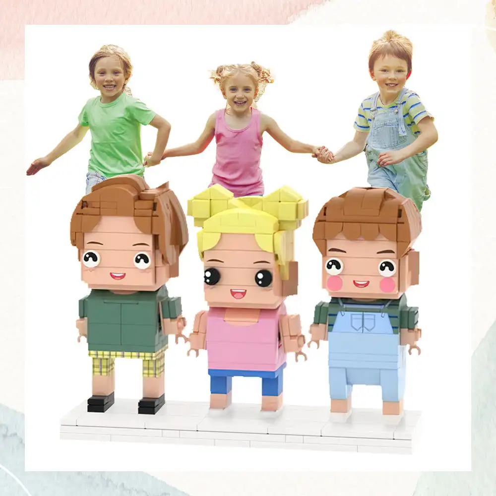 Creative 3-Person Character Brickfigures, Bespoke Photo Decoration, Elegant Art Collection, Ideal Gift For Girlfriend
Creative 3-Person Character Brickfigures, Bespoke Photo Decoration, Elegant Art Collection, Ideal Gift For Girlfriend