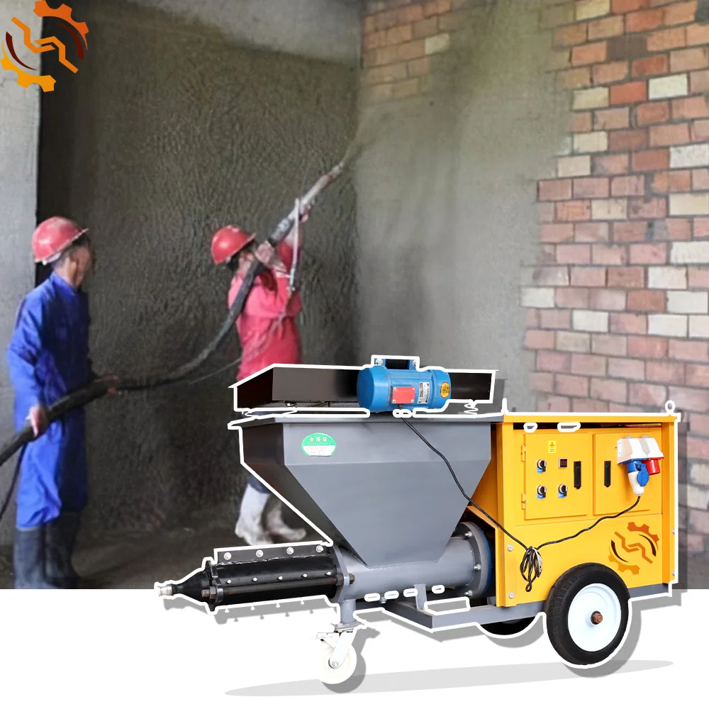 Automatic Electric Mortar Spray Machines High Efficiency Wall Plastering Machine Cement Paint Spray Machine Wholesale Price
Automatic Electric Mortar Spray Machines High Efficiency Wall Plastering Machine Cement Paint Spray Machine Wholesale Price