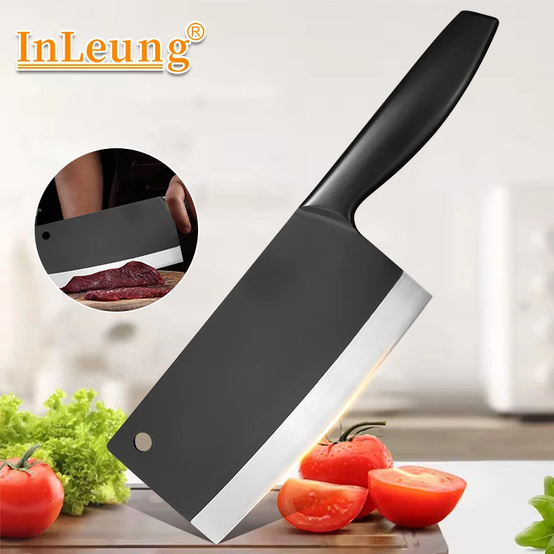Stainless Steel Cleaver Kitchen Chef Knife Super Sharp Cutter for Meat Vegetable Cutting Household Kitchen Cooking Accessories
Stainless Steel Cleaver Kitchen Chef Knife Super Sharp Cutter for Meat Vegetable Cutting Household Kitchen Cooking Accessories