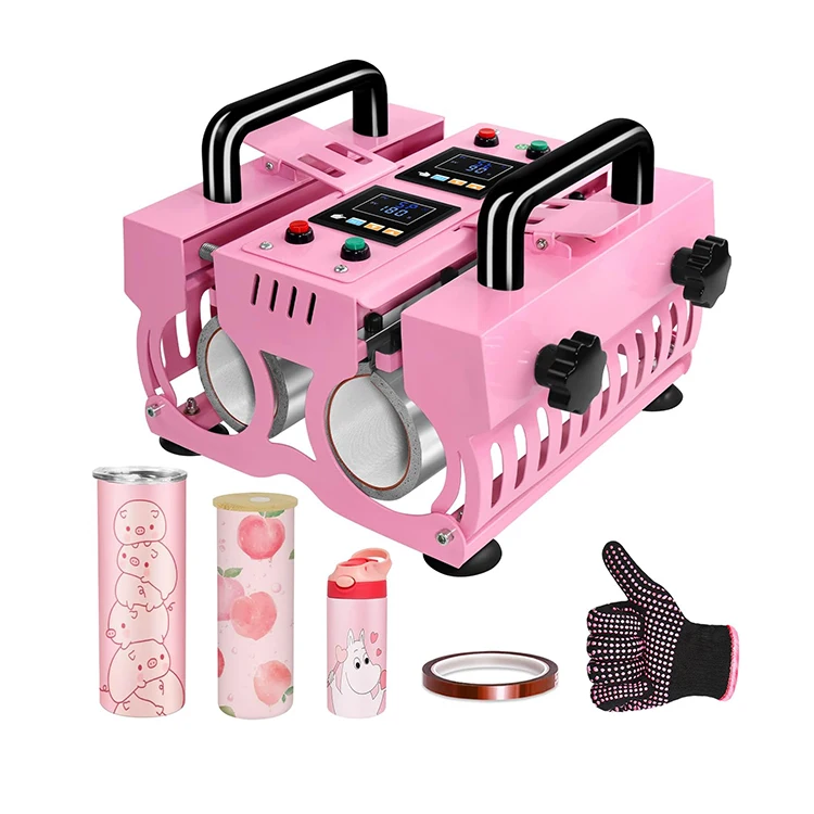 New Style Customization Sublimation Double Station Tumbler Heat Press Machine Us Warehouse
New Style Customization Sublimation Double Station Tumbler Heat Press Machine Us Warehouse