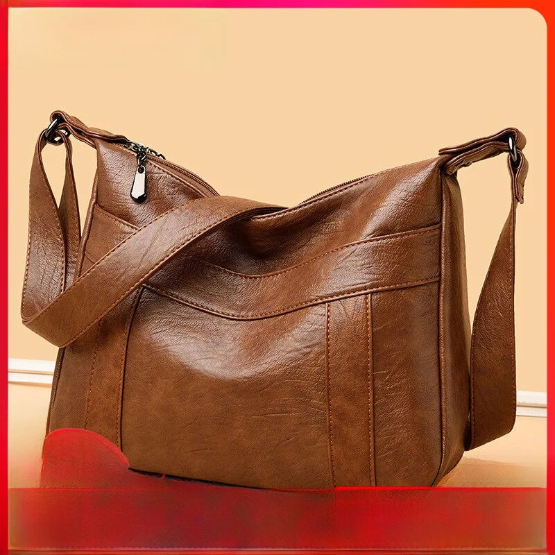 Гонконгская роскошная женская сумка большой вместимости, модная новинка 2026 года, трендовая сумка для мам среднего возраста, универсальная, из натуральной кожи, на одно плечо
Гонконгская роскошная женская сумка большой вместимости, модная новинка 2026 года, трендовая сумка для мам среднего возраста, универсальная, из натуральной кожи, на одно плечо